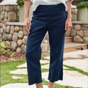 Frank & Eileen Navy Kinsale pants - size 6